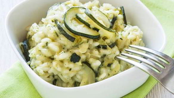 Рецепт Ризотто с овощами и козьим сыром