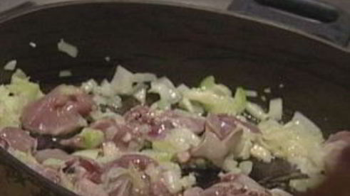 ризотто с печенью