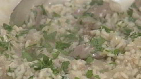 ризотто с печенью