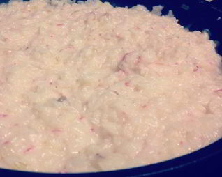 Ризотто с редиской