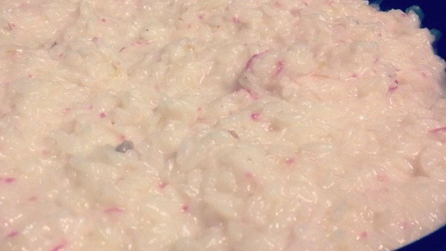 Рецепт ризотто с редиской