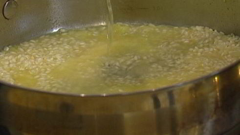 ризотто с семгой