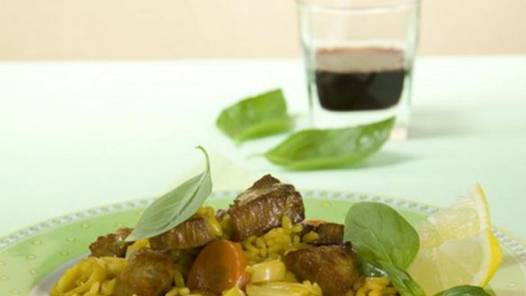 Рецепт Ризотто с телятиной и овощами