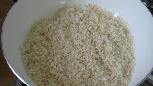 ризотто с тыквой и белыми грибами