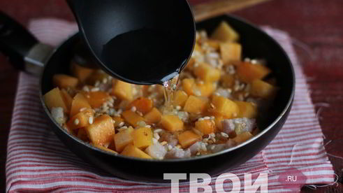 ризотто с тыквой