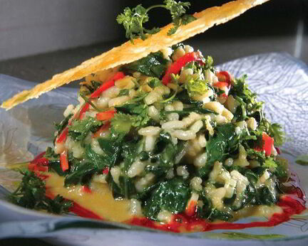 Ризотто со шпинатом