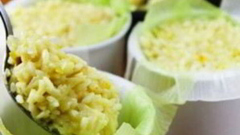 ризотто в луке-порее