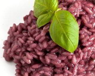 Свекольное ризотто с пармезаном