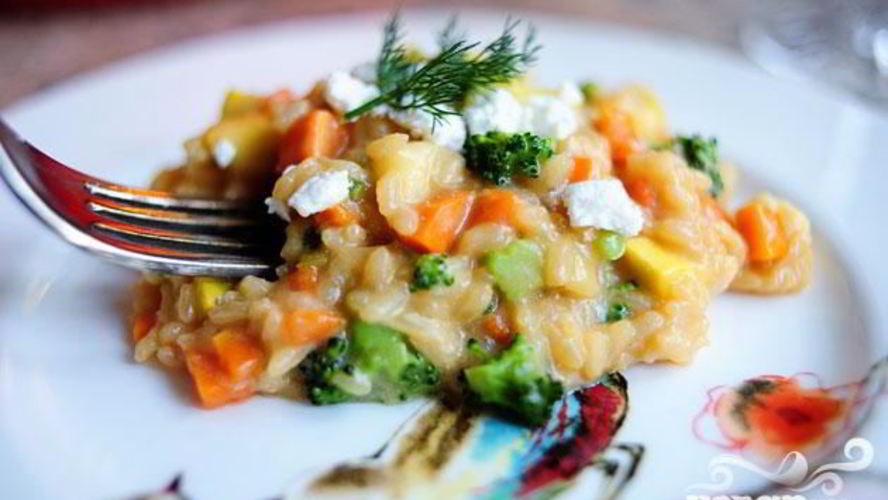 Рецепт весеннее ризотто