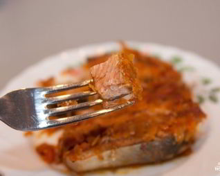 Горбуша под маринадом