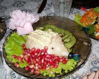 Кальмар фаршированный