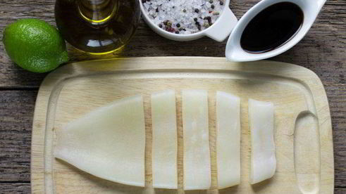 кальмары на гриле