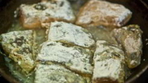 камбала под маринадом