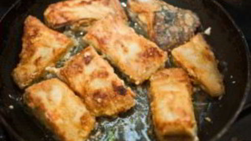 камбала под маринадом