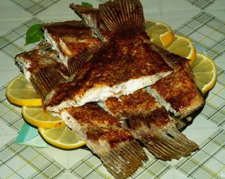 Камбала в фольге