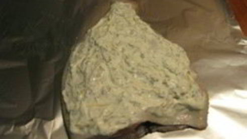 камбала в фольге