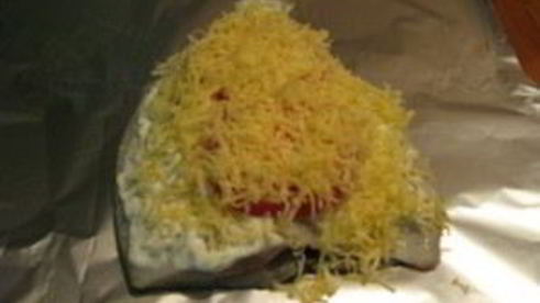 камбала в фольге