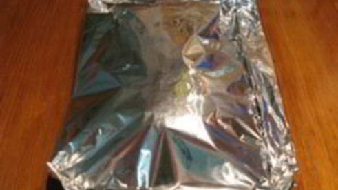 камбала в фольге