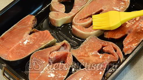 кета с соевым соусом в духовке