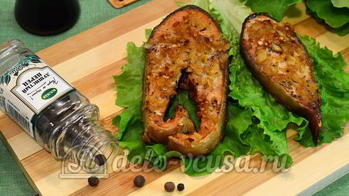 кета с соевым соусом в духовке