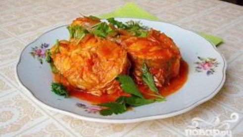хек в томатном соусе