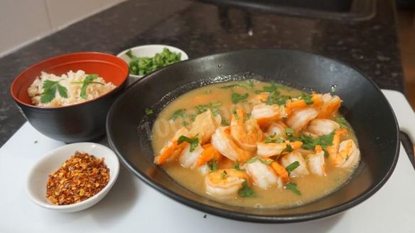 Рецепт Креветки с тамариндом и чесноком