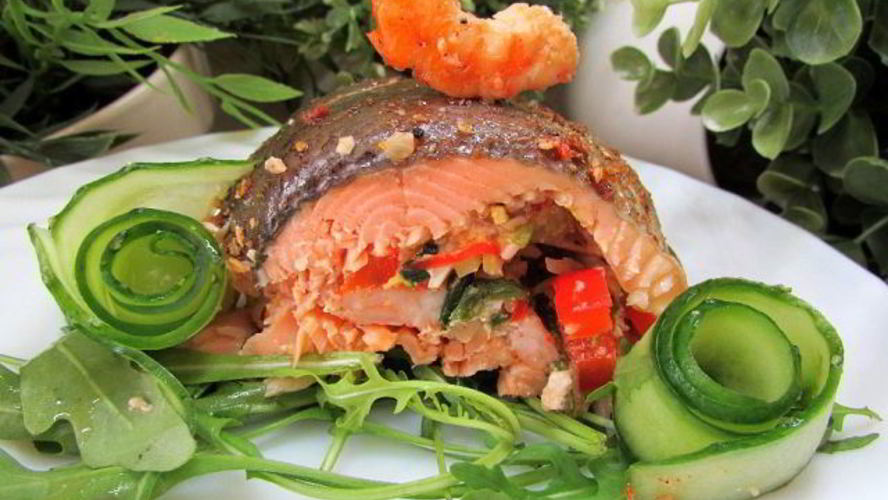 Рецепт лосось рыбная бандероль