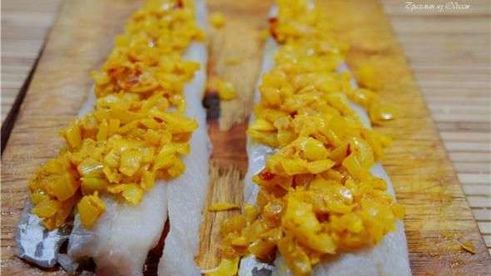 минтай с порей