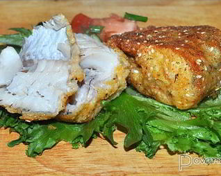 Минтай с вкусной хрустящей корочкой