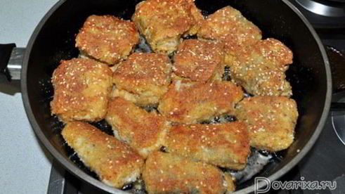 минтай с вкусной хрустящей корочкой