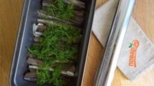 мойва, запеченная в фольге в духовке