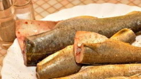 навага жареная