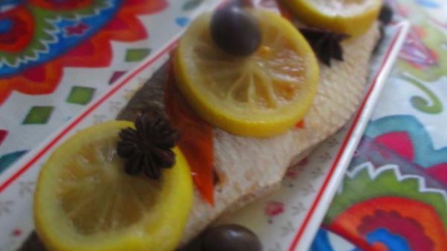 Рецепт пряная кефаль