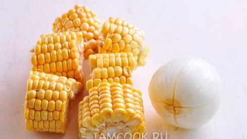 раки вареные с кукурузой