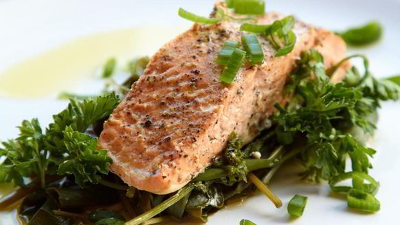 Рецепт Рыба на пару с травами