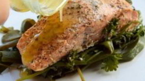 рыба на пару с травами