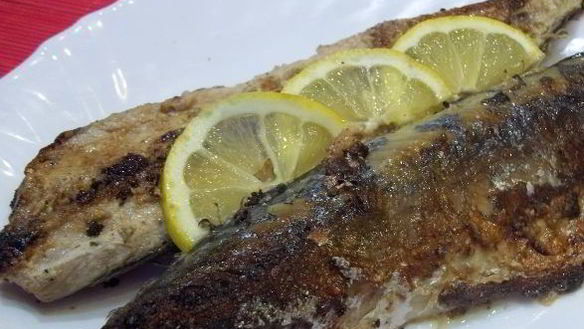 Рецепт Рыба, запеченная на костре