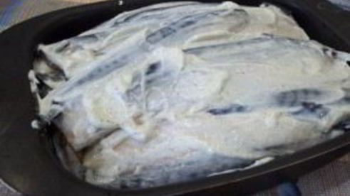 рыба, запеченная на костре