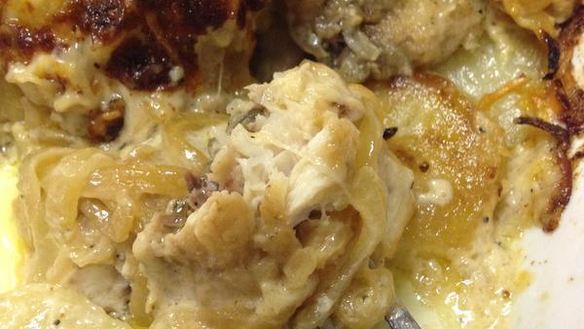 Рецепт Рыба, запеченная по-московски