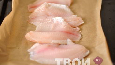 рыба, запеченная с овощами