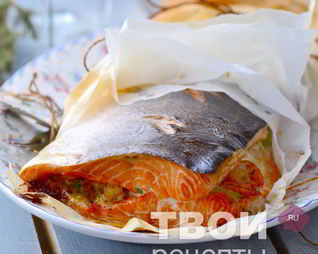 Семга в духовке