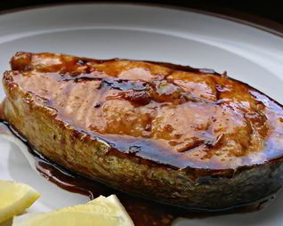 Семга в глазури соевой