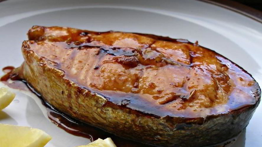 Рецепт семга в глазури соевой