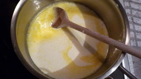 семга в сливочном соусе с травами