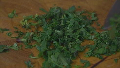 семга, запеченная с имбирем