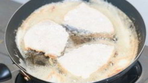 сибас жареный