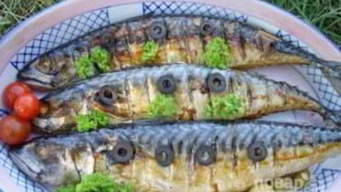 скумбрия на барбекю
