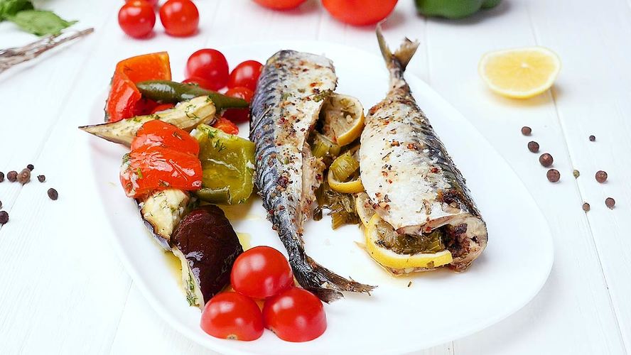 Рецепт скумбрия с лимоном
