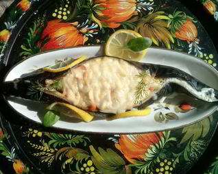 Скумбрия в духовке с сыром