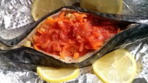 скумбрия в духовке с сыром